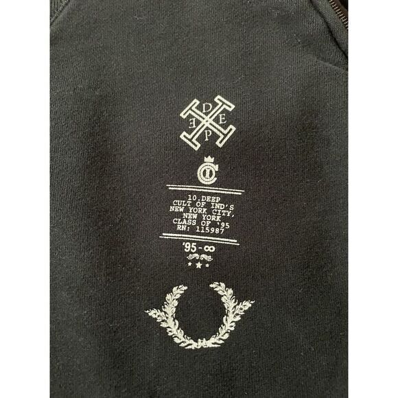 10.Deep Black/Red Sweatshirt. DEEP CULT OF IND'S NY class of'95 Men's Sz M - Picture 9 of 9